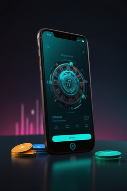 Smartphone mit Riverspin Casino App